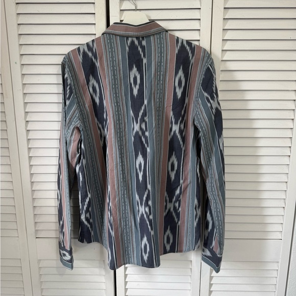 NWT Ralph Lauren Blue and Brown Striped Shirt - Picture 5 of 5